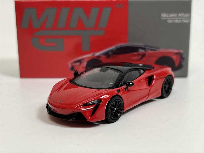 McLaren Artura Vermillion Red LHD 1:64 Scale Mini GT MGT00532L