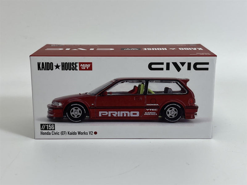 Honda Civic EF Kaido Works V2 1:64 Mini GT KHMG156