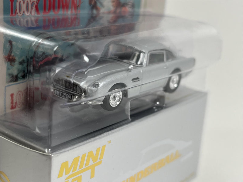 James Bond 007 Thunderball Aston Martin DB5 Silver 1:64 Mini GT MGT00901007E