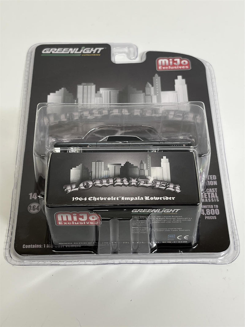 1964 Chevrolet Impala Lowrider Black 1:64 Scale Greenlight 51462