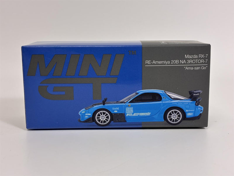 Mazda RX-7 Re-Amemiya 20B NA 3ROTOR-7 RHD 1:64 Scale Mini GT MGT01046R