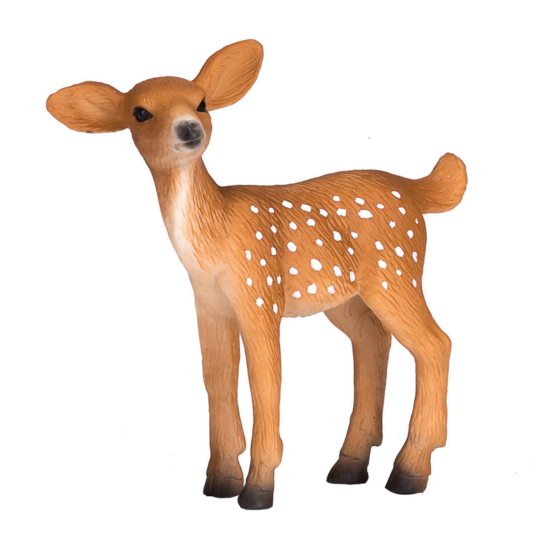 White Tailed Deer Fawn Wildlife Toy Figure 5.5 cm Height Approx Mojo Fun 387036