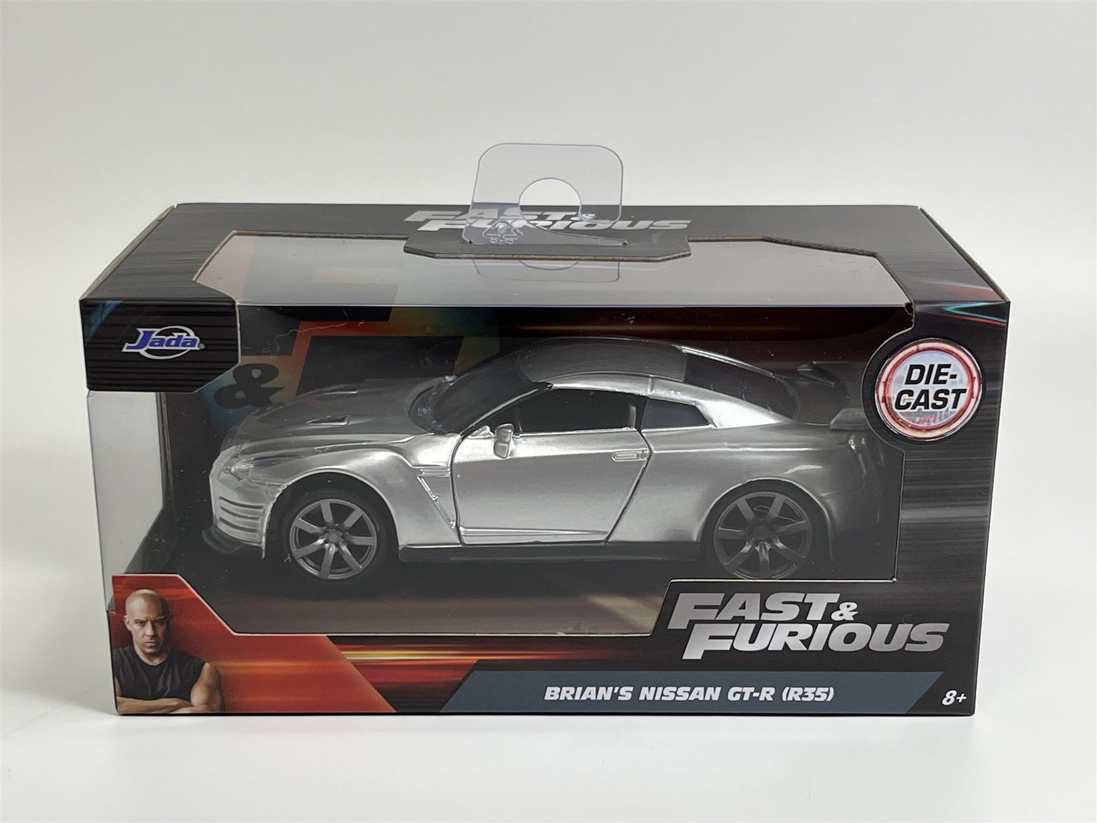 Fast and Furious Brians Nissan GT-R R35 Silver 1:32 Scale Jada 97383 ...