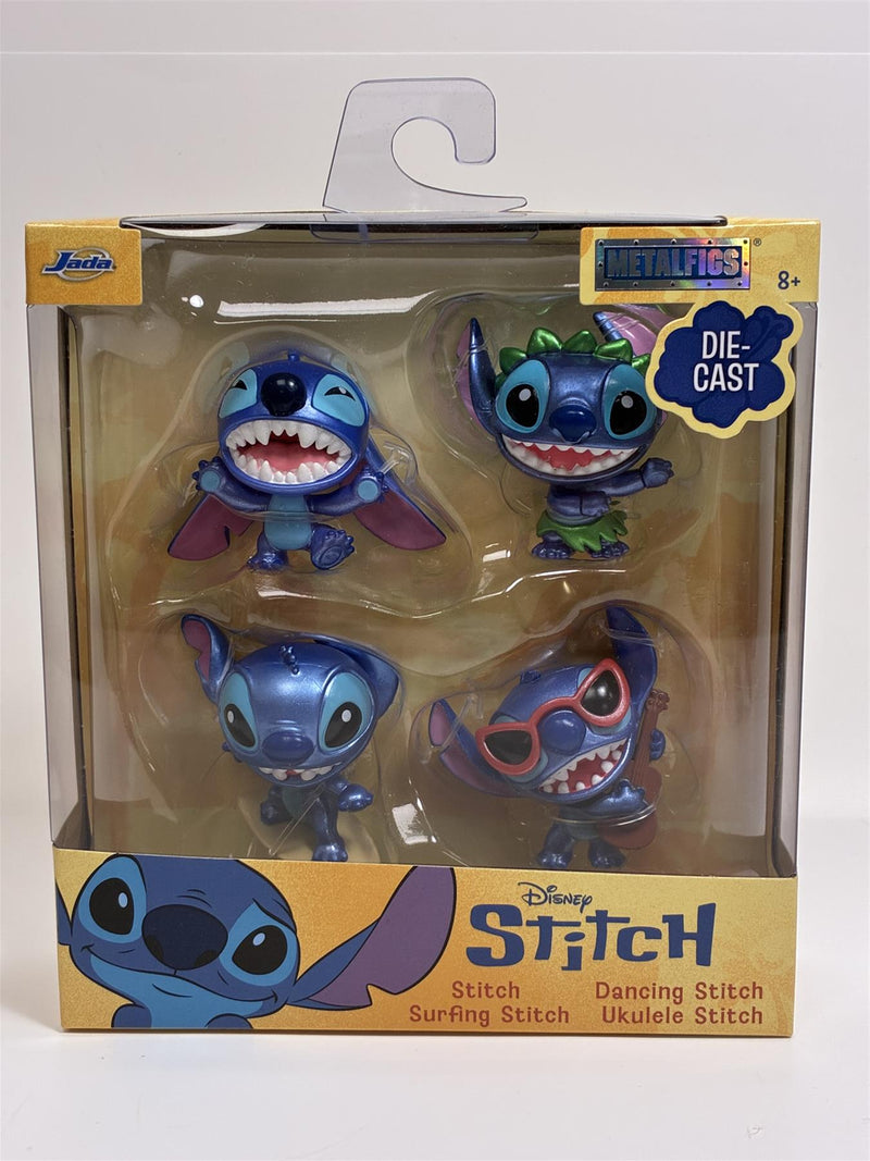Disney Stitch 4 Figure Set 2.5 Inches Jada 36205