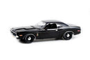 a black car with a white background