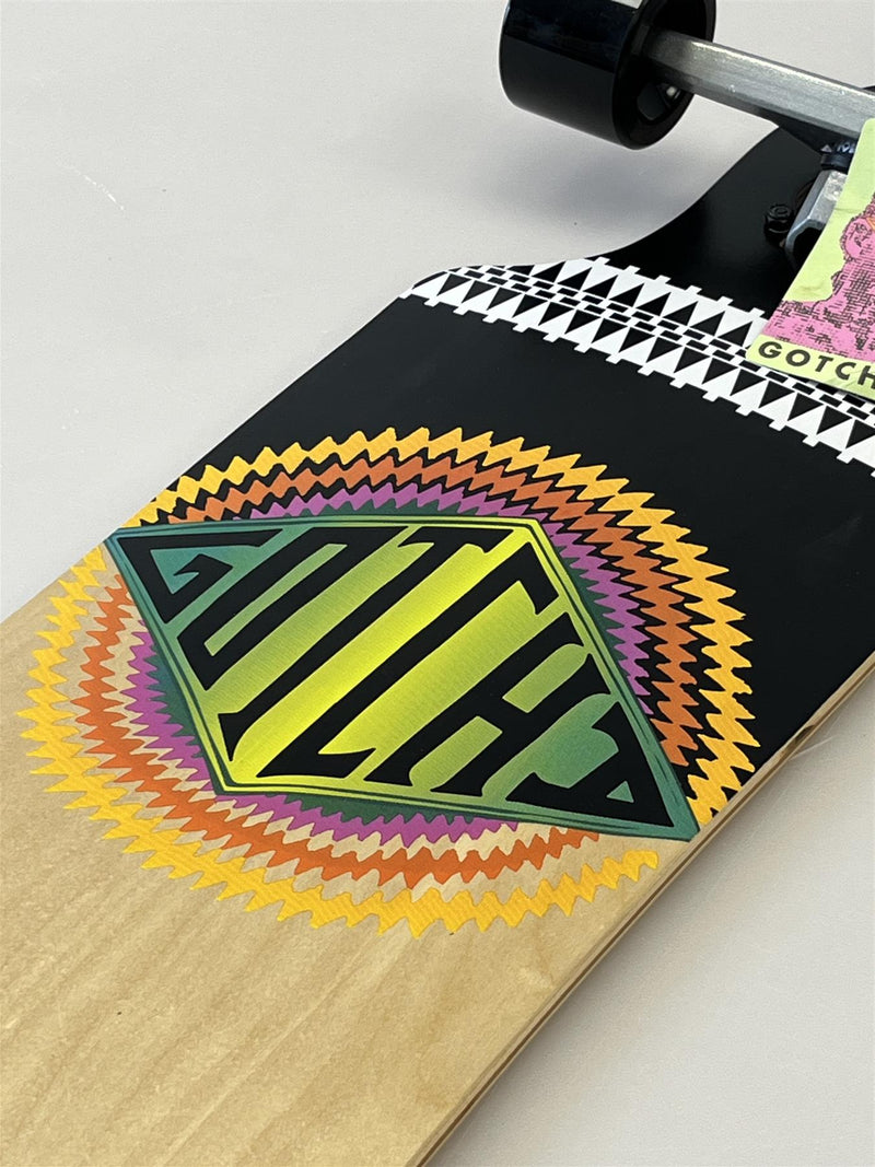 Gotcha Drop Through Longboard Sunburst 36 Inch