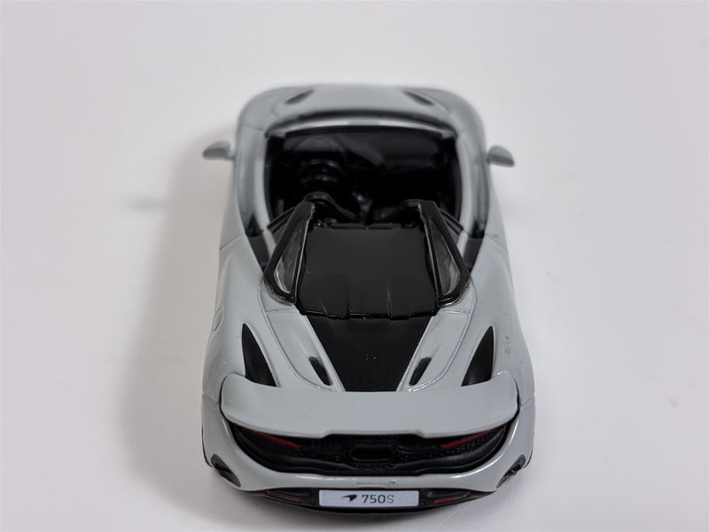 McLaren 750S Spider Cirrus Grey LHD 1:64 Scale Mini GT MGT00973L