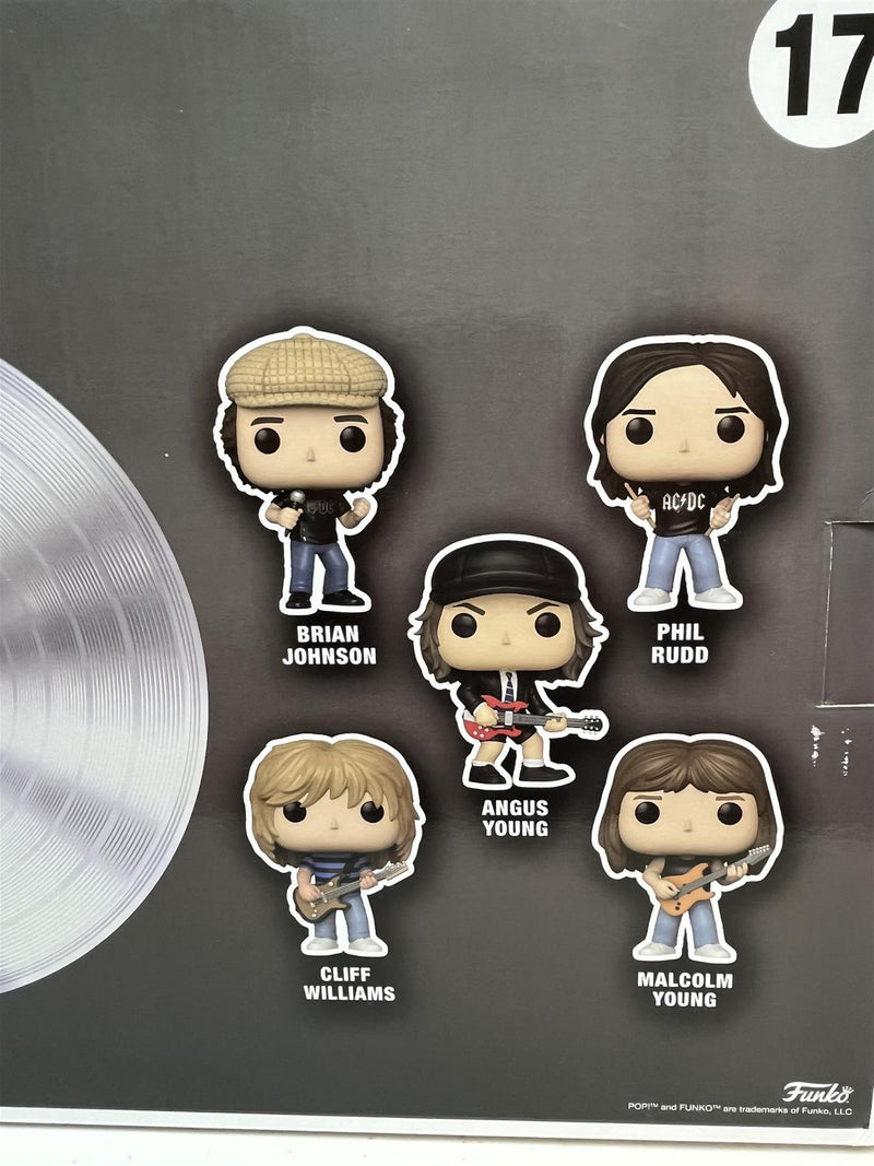 AC/DC Back In Black 5 Vinyl Figure Set Funko Pop Albums 17 60989