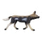 African Hunting Dog Toy Figure 10.5 cm Length Approx Mojo Fun 387110