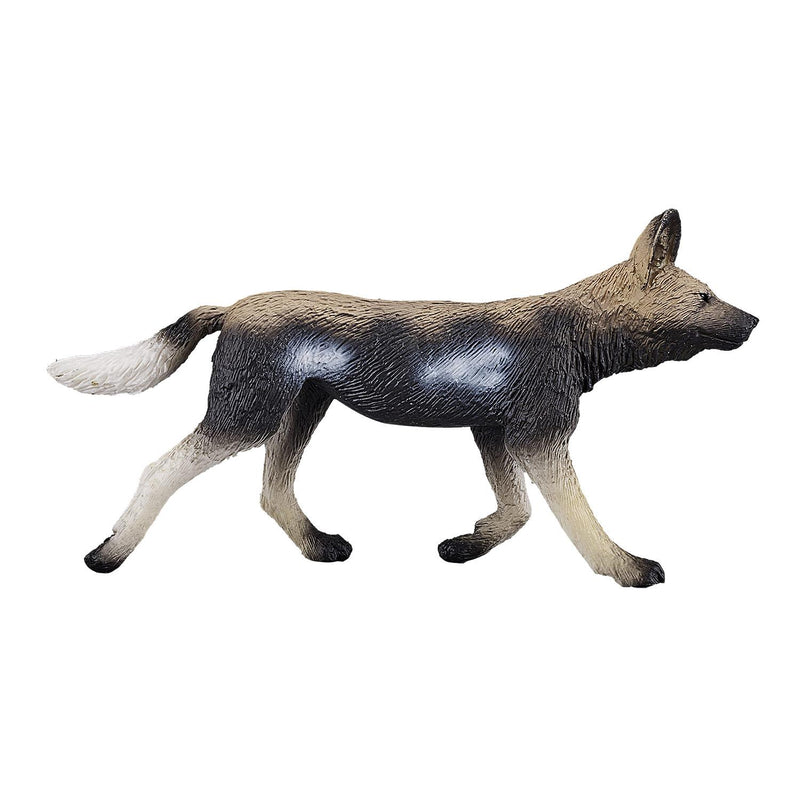 African Hunting Dog Toy Figure 10.5 cm Length Approx Mojo Fun 387110