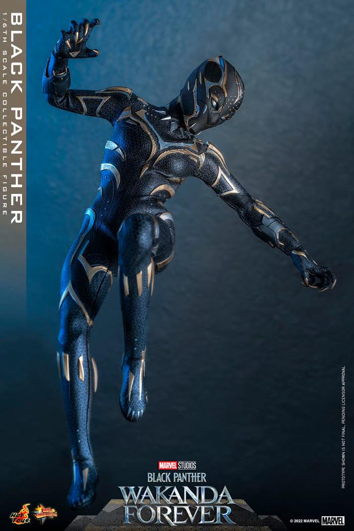 Black Panther Action Figure Black Panther: Wakanda Forever 1:6 Scale Hot Toys 911962