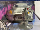 Mechagodzilla Figure and 2009 Nissan GT-R R35 Ben Sopra 1:24 Scale Jada 36285