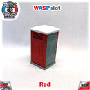 Portable Toilet Red Slot Car Track Scenery x 1 1:32 Scale Wasp P