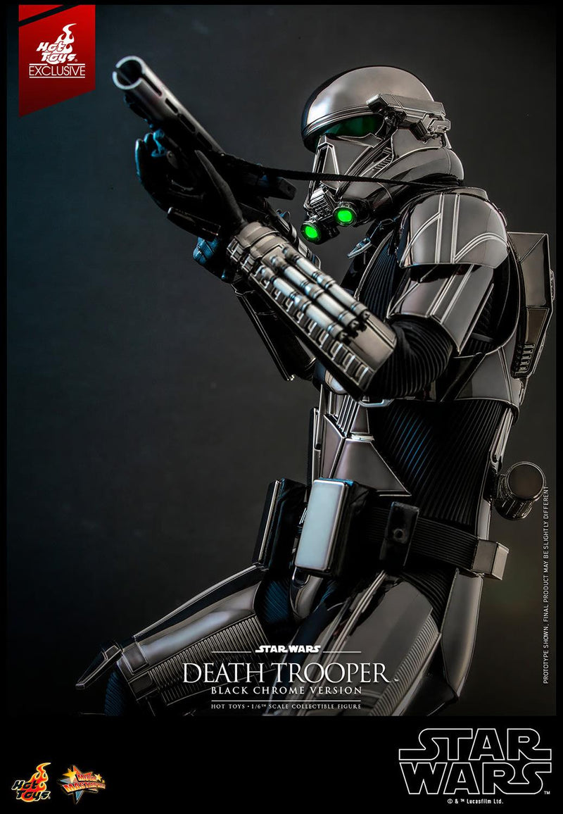 Death Trooper Star Wars Action Figure Black Chrome 1:6 Scale Hot Toys 909531