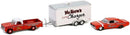 1966 Dodge D-100 1969 Dodge Charger Sup Charger Enclosed Hauler 1:64 GL 31170A
