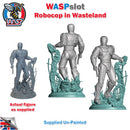 Robocop In Wasteland Set Unpainted Figure and Base 1:18 Scale Wasp