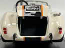 1964 Shelby Cobra 427 SC Cream With Black Stripes 1:18 Road Signature Collection 92058cr