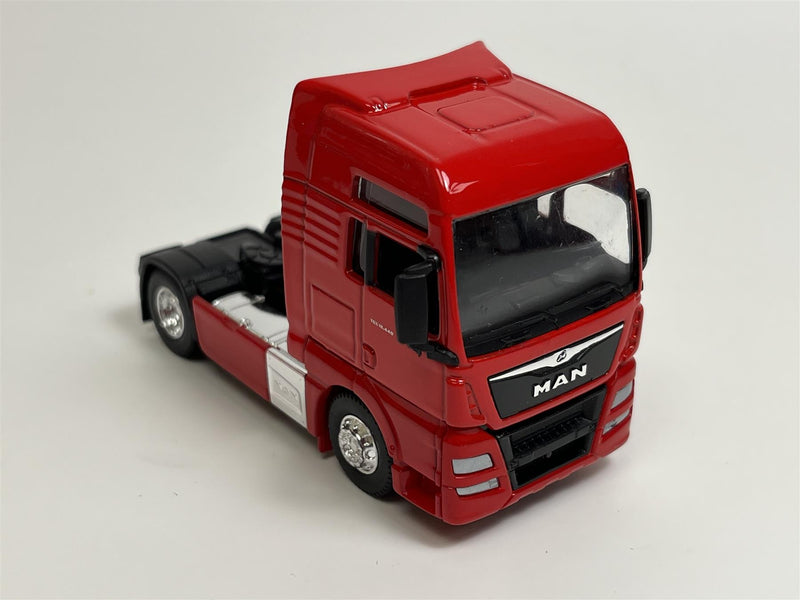 Man TGX XXL Red 1:64 Scale Welly Truck Tractor 68010S