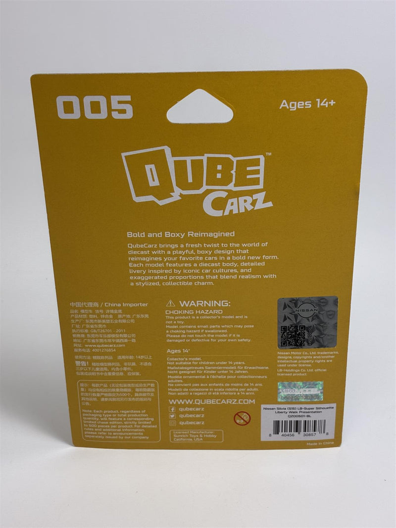 Nissan Silvia S15 LB Silhouette Liberty Walk Presentation Qube Carz 6cm QZ00501BL