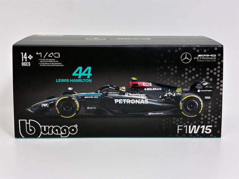 Lewis Hamilton #44 Mercedes#AMG F1 W15 E Performance 1:43 Bburago 38209H