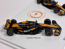 Formula 1 McLaren Team Set of 2 Cars Winner Constructor Season MCL38 2024 Norris and Piastri 1:64 Scale Spark Y418