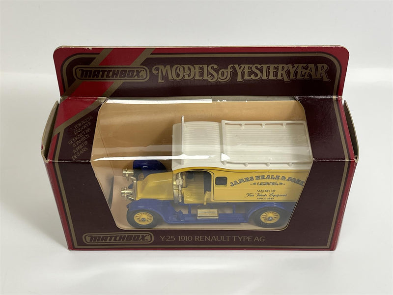 Renault Type AG 1910 James Neale & Sons Limited  Models of Yesteryear 1:38 Matchbox Y25D S5