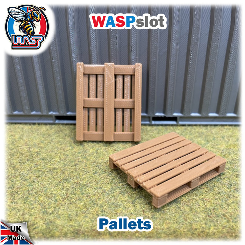 Slot Car Trackside Scenery 4 x Pallet Kit Mix 1:32 Scale Wasp P