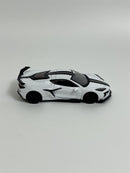 Chevrolet Corvette Z06 2023 Arctic White LHD 1:64 Scale Mini GT MGT00677L