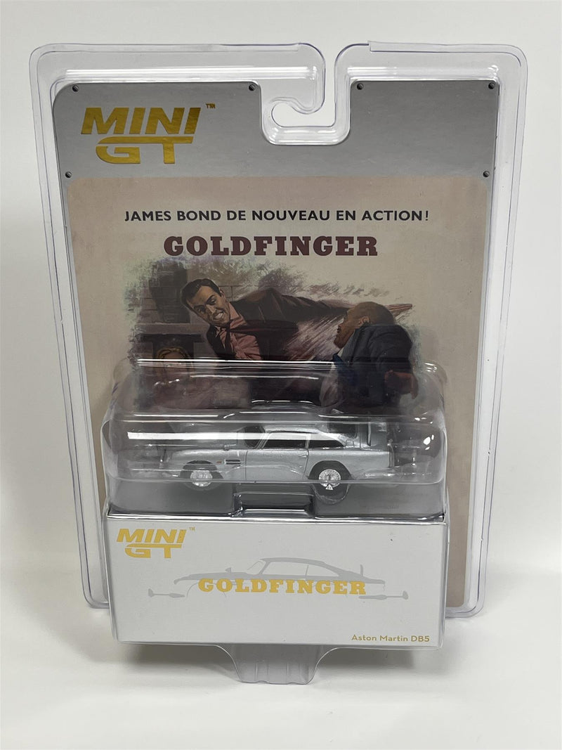 James Bond 007 Goldfinger Aston Martin DB5 French Version 1:64 Mini GT MGT00900-007F