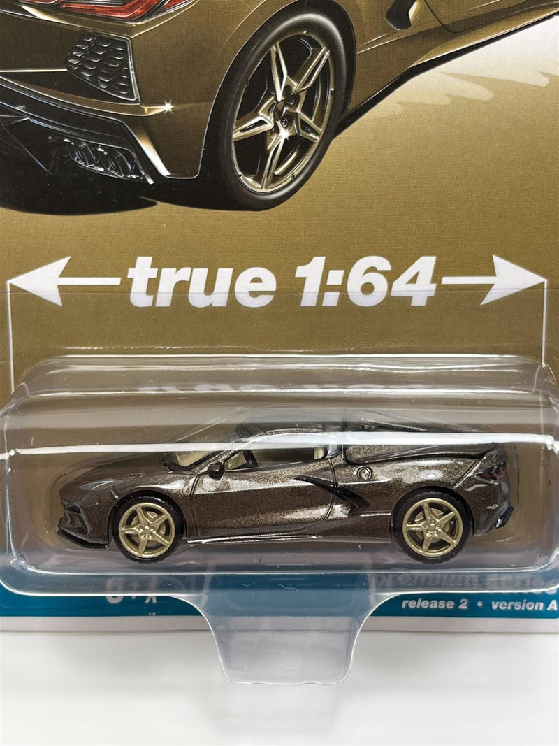 2020 Chevy Corvette Zeus Bronze 1:64 Scale Autoworld AW64362A