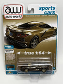 2020 Chevy Corvette Zeus Bronze 1:64 Scale Autoworld AW64362A