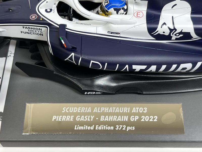Pierre Gasly Alpha Tauri Bahrain GP 2022 1:18 Scale Minichamps 117220110