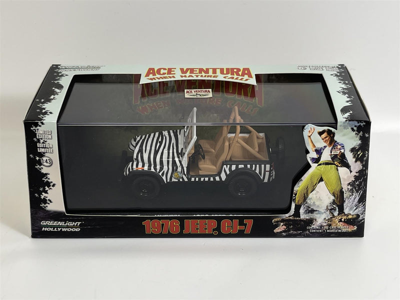 Ace Ventura When Nature Calls 1976 Jeep CJ-7 1:43 Scale Greenlight 86574