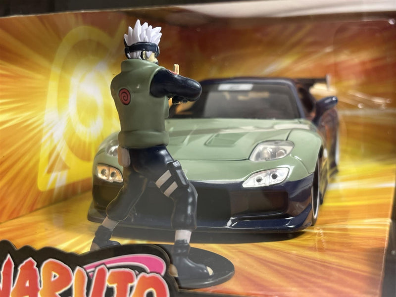 Kakashi Hatake Naruto Shippudem and 1993 Mazda RX-7 1:24 Scale Jada 253255055 34370