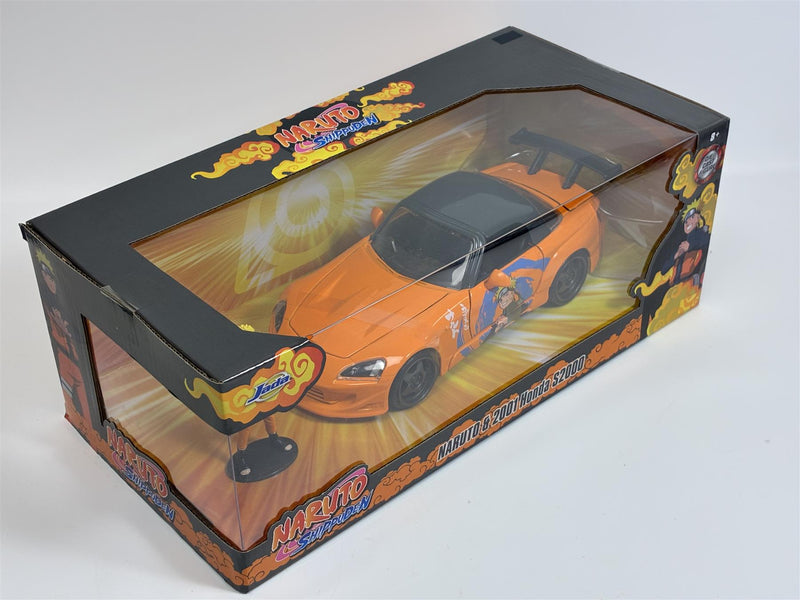 Naruto Shippuden Naruto Figure and 2001 Honda S2000 1:24 Jada 35351