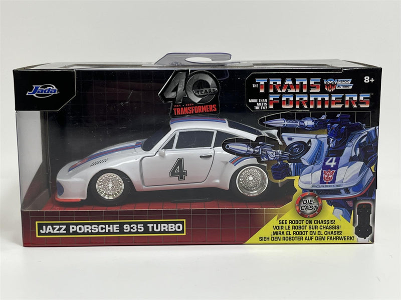 Transformers Jazz Porsche 935 Turbo 1:32 Scale Jada 34793