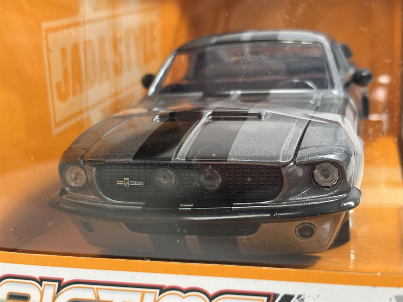 Shelby GT500 1967 Silver Big Time Muscle 1:24 Scale Jada 31452
