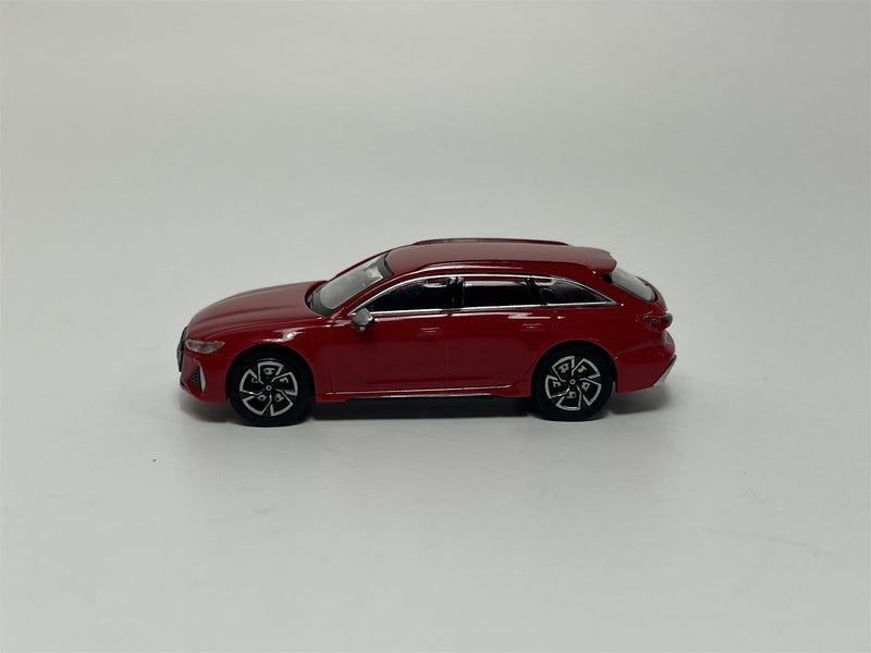 Audi RS6 Avant 2019 Red Metallic 1:87 Scale Minichamps 870010010