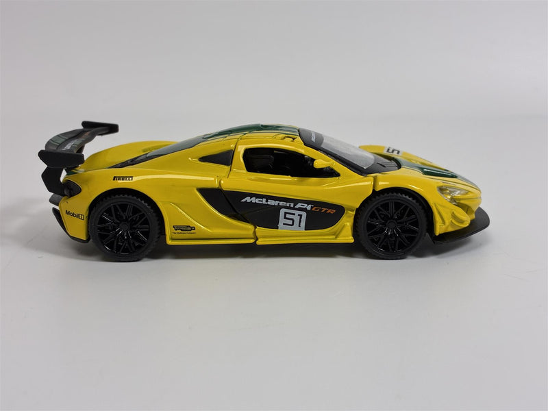 McLaren P1 Yellow 1:43 Scale CMJ Diecast DC143MLP1YW