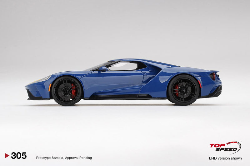 Ford GT Sunoco Blue Yellow Stripes 1:18 Scale TSM TS0305