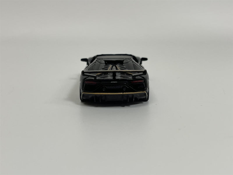 Lamborghini Aventador SVJ 63 Roadster Nero Aldebaran RHD 1:64 Mini GT MGT00803R