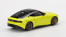 a yellow and black sports car