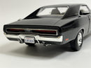 1970 Dodge Charger with Blown Engine Black 1:18 Greenlight Artisan Collection 19122