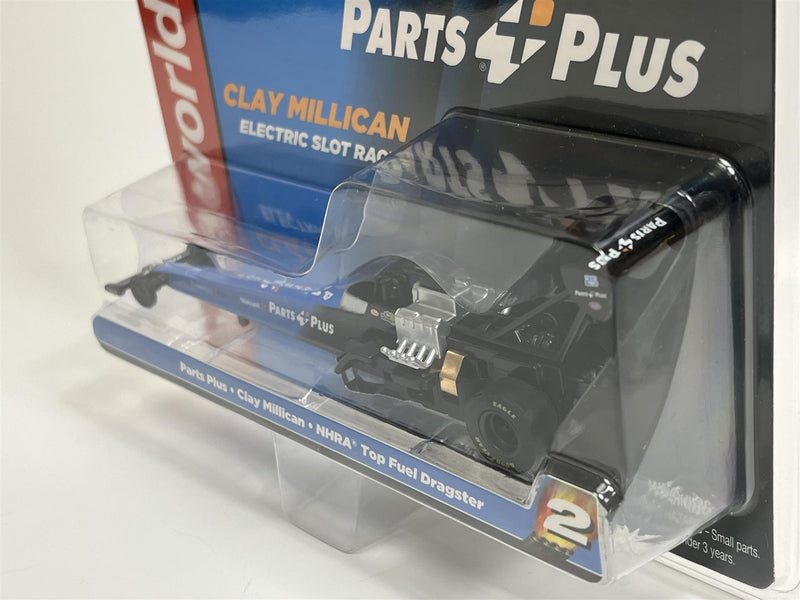 Parts Plus Clay Millican NHRA Top Fuel Dragster HO Scale Slot Car Auto World SC370-2