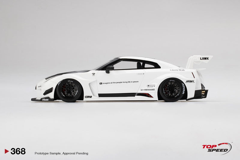 Nissan LB-Silhouette Works GT 35GT-RR Ver.2 White 1:18 Scale TSM TS0368