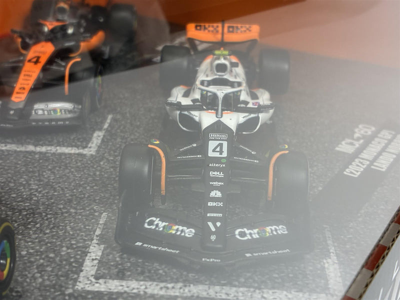 McLaren F1 4 Car Set Lando Norris