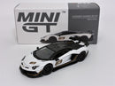 Lamborghini Aventador SVJ 63 Bianco Asopo White RHD 1:64 Mini GT MGT00842R