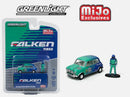 1967 Morris Cooper S Falken Tyres Livery and Figure 1:64 Scale Greenlight 51454