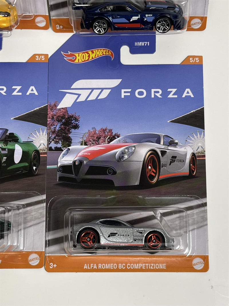 Forza Set of 4 Cars 1:64 Scale Hot Wheels HMV71 978D