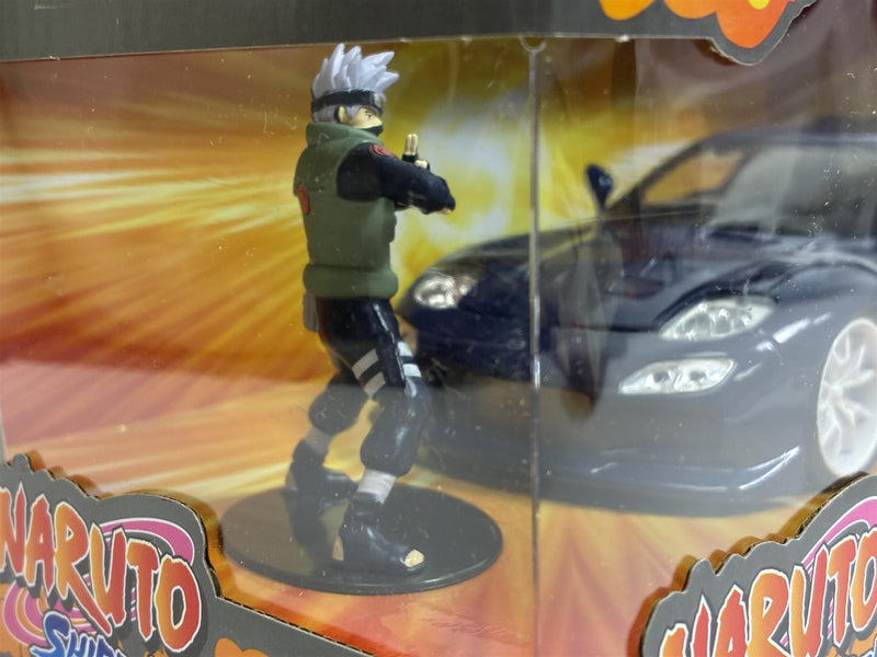 Naruto Shippuden Kakashi Hatake Figure and 1993 Mazda RX-7 1:24 Jada 253255085 35349